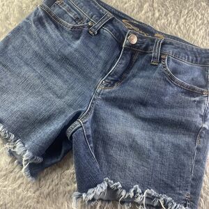Seven7 Jean Shorts Womens 4 Blue Cutoffs Weekend Short Summer Beach Grunge